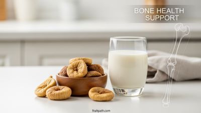 Dried figs showing their role in supporting strong and healthy bones.