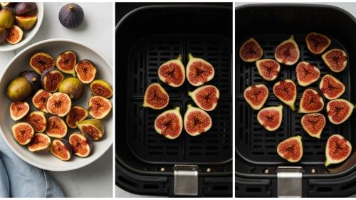Visual guide showing how to dry figs at home using oven, dehydrator, sun, air fryer, and microwave methods.”