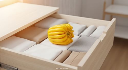 Buddha’s Hand citrus fruit placed in drawer to naturally fragrance clothes and closets
