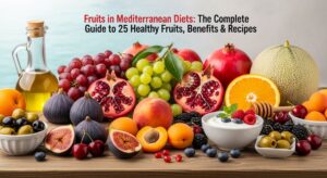 Fruits in Mediterranean Diets: The Complete Guide to 25 Healthy Fruits, Benefits & Recipes: