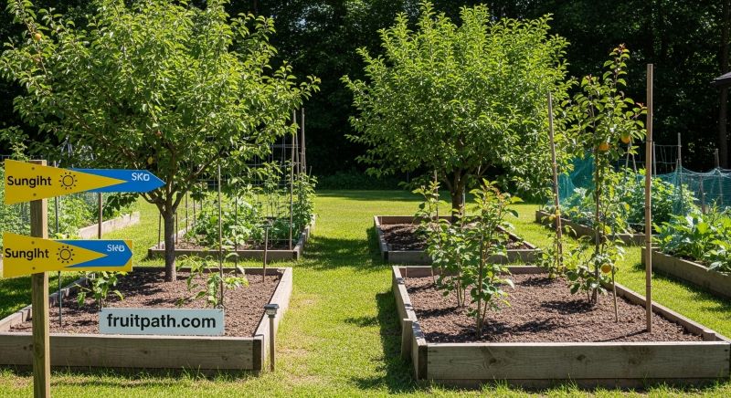 Choosing the best location to start a fruit garden