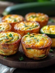 Low-Carb Zucchini Egg Bites with Cheese – Protein-Packed & Easy