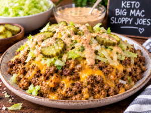 Keto Big Mac Sloppy Joes – Easy Low-Carb High-Protein Dinner