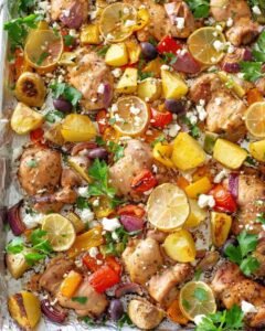 Easy Greek Sheet Pan Chicken – High-Protein One-Pan Dinner