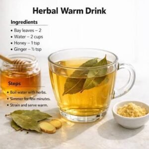 Simple Bay Leaf Tea with Hot Water