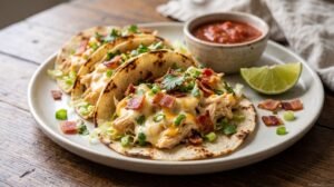 Keto Crack Chicken Tacos – Creamy, Cheesy & High-Protein